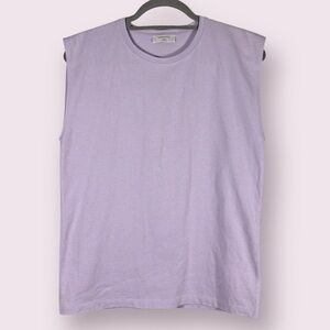 Babaton Lavender Purple Oversized Boxy Muscle Tank Top XXS